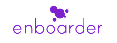 enboarder Logos stack colour purple